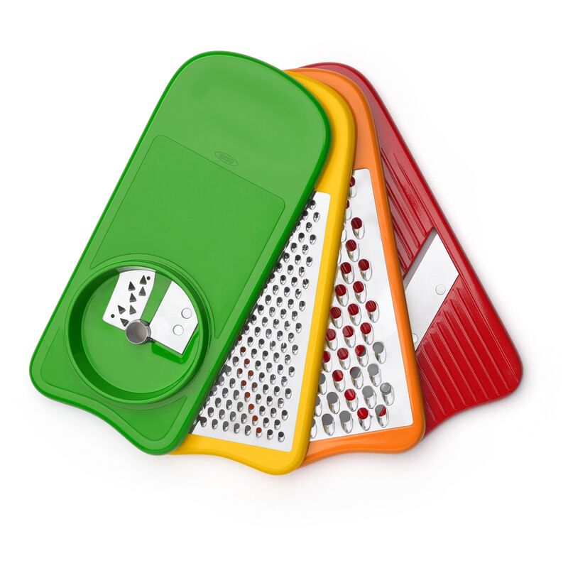 Mandolinsæt med spiralizer og rivejern