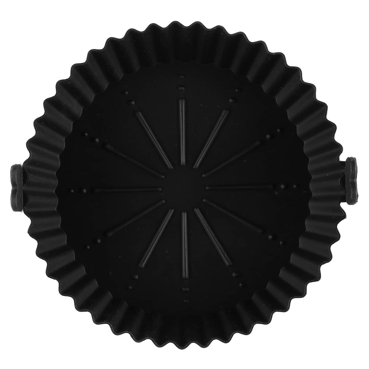 Silikoneform til airfryer 18,5x14,5 cm, sort