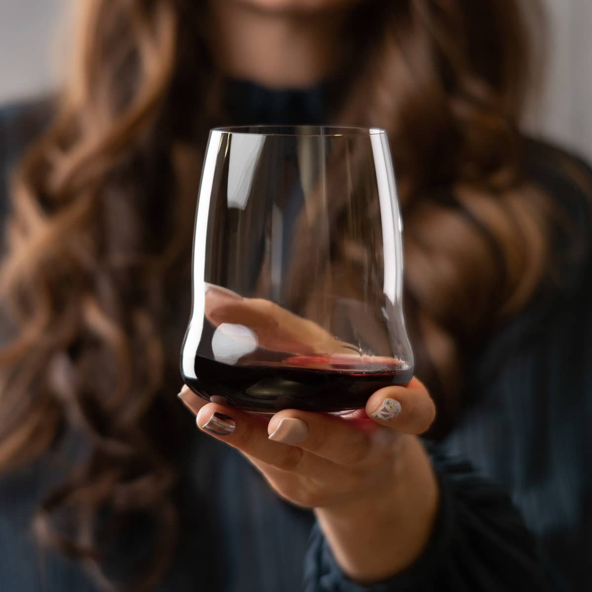 Stemless Wings Cabernet Sauvignon 4 glass + vinkaraffel