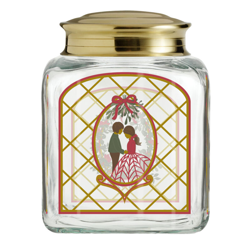 Holmegaard Julekakeboks 2025, flerfarget