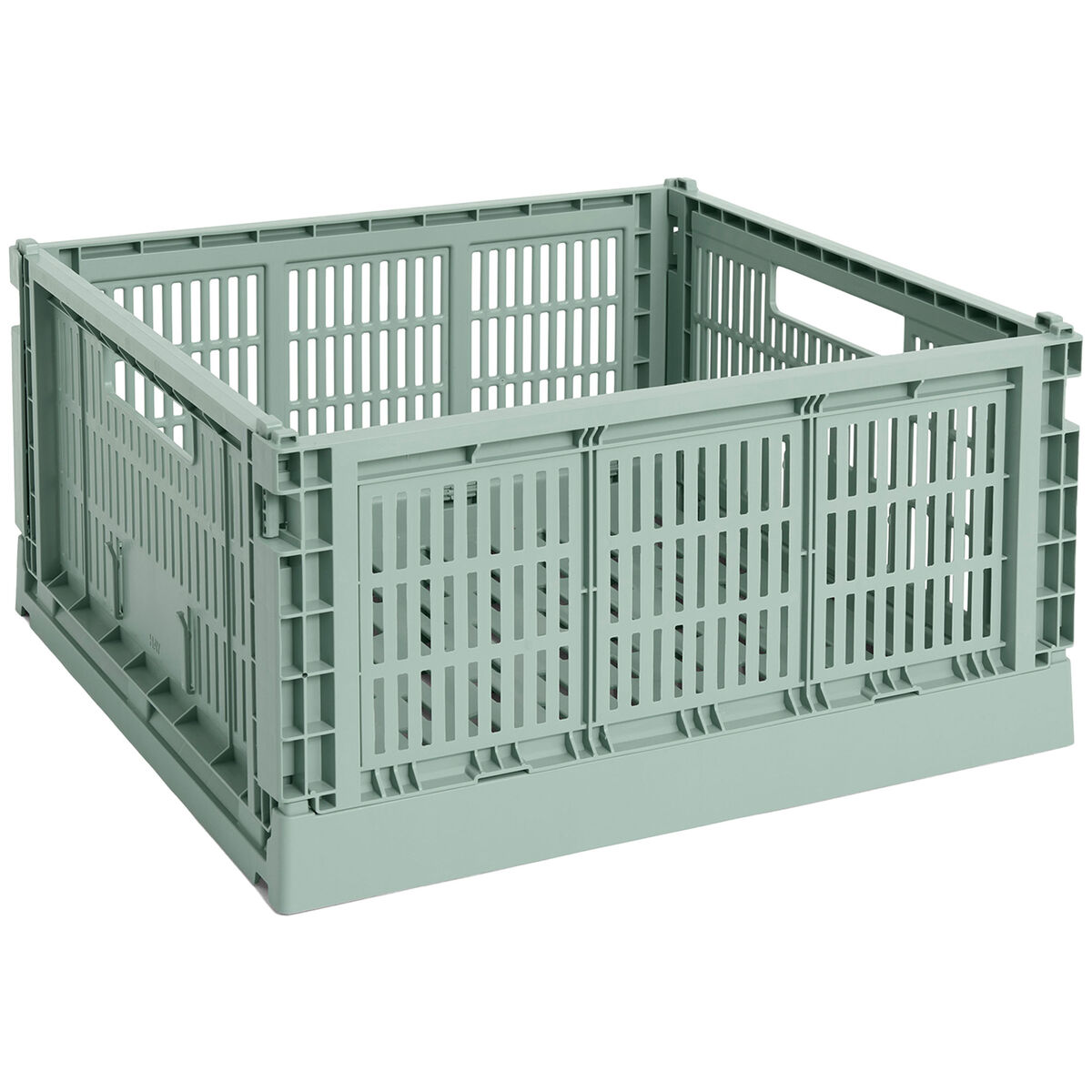 Hay Colour Crate förvaringslåda large square, sage green