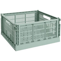 Hay Colour Crate förvaringslåda large square, sage green