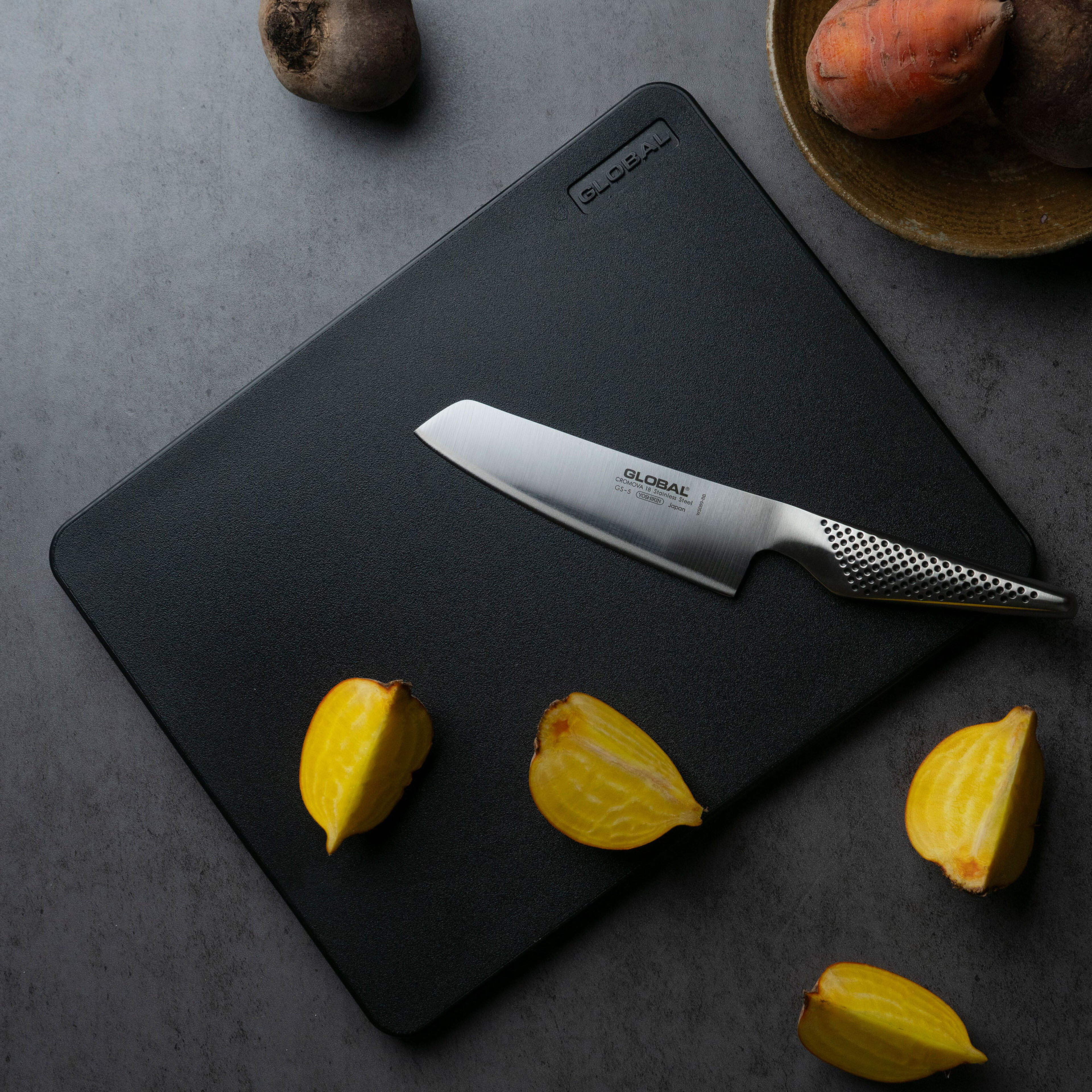 Global Skärbräda 32x25x1,3 cm, sockerrör