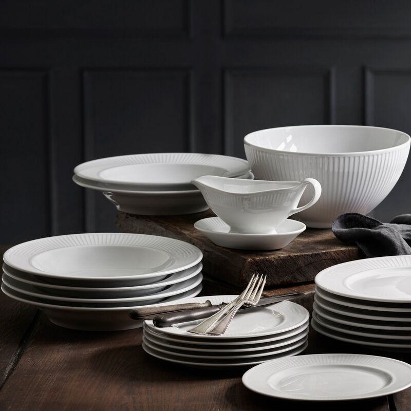 Plissé pastatallrik