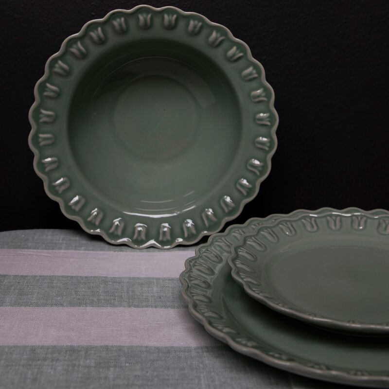 Tulipa tallrik 26 cm 2-pack, verona grön