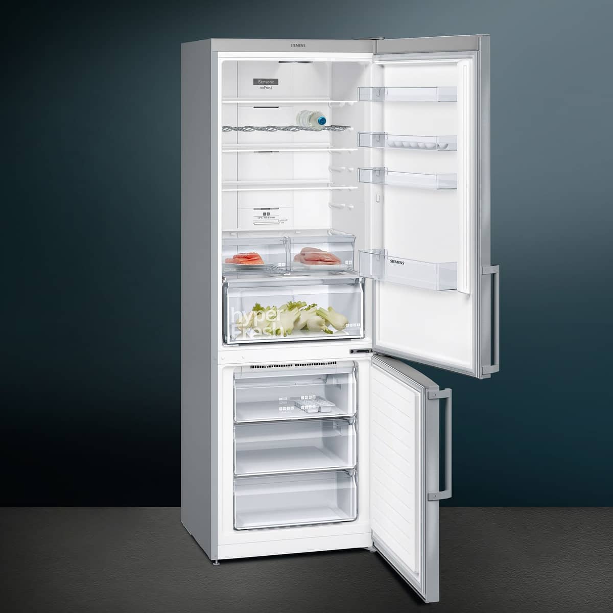 KG49NXIEP iQ300 Inox-Easyclean jääkaappipakastin