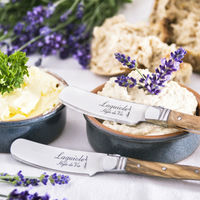 Laguiole Smørknive 4-pak, oliventræ