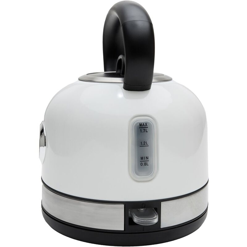 Retro Elkedel 1,7 liter, cremehvid