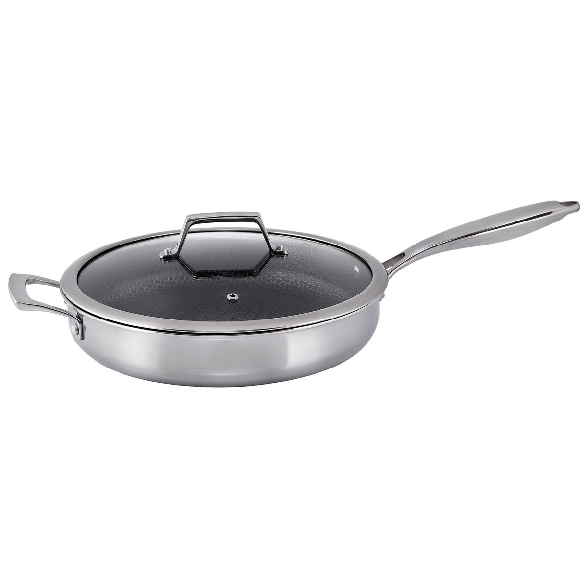 Santo sautépanna med lock 28 cm