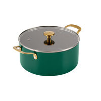 Combekk Stekepanne- og kasserollesett 10 deler, grønn
