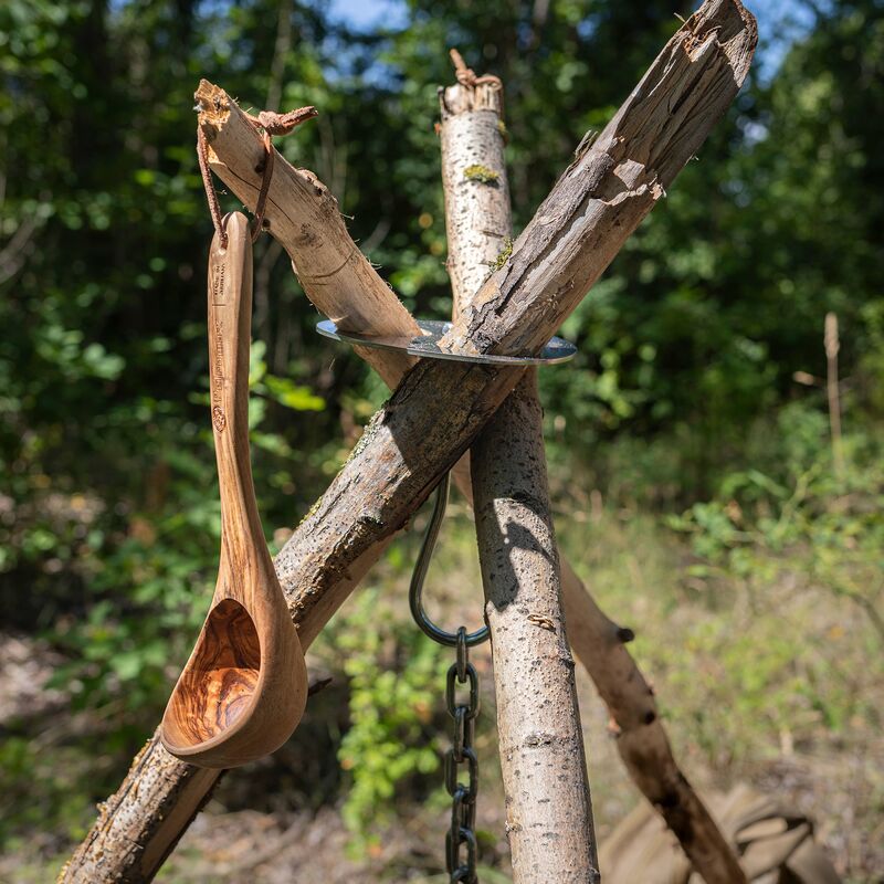 Tresleiv i oliventre 27 cm