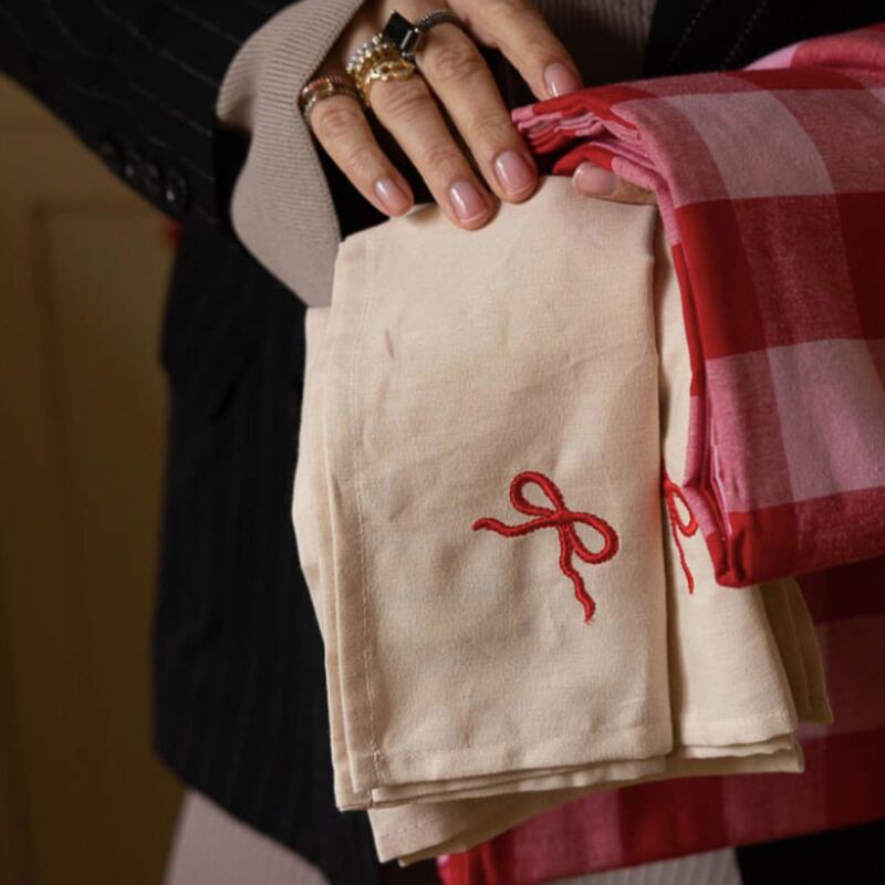 Bow lautasliina 40x40 cm 4-pakkaus