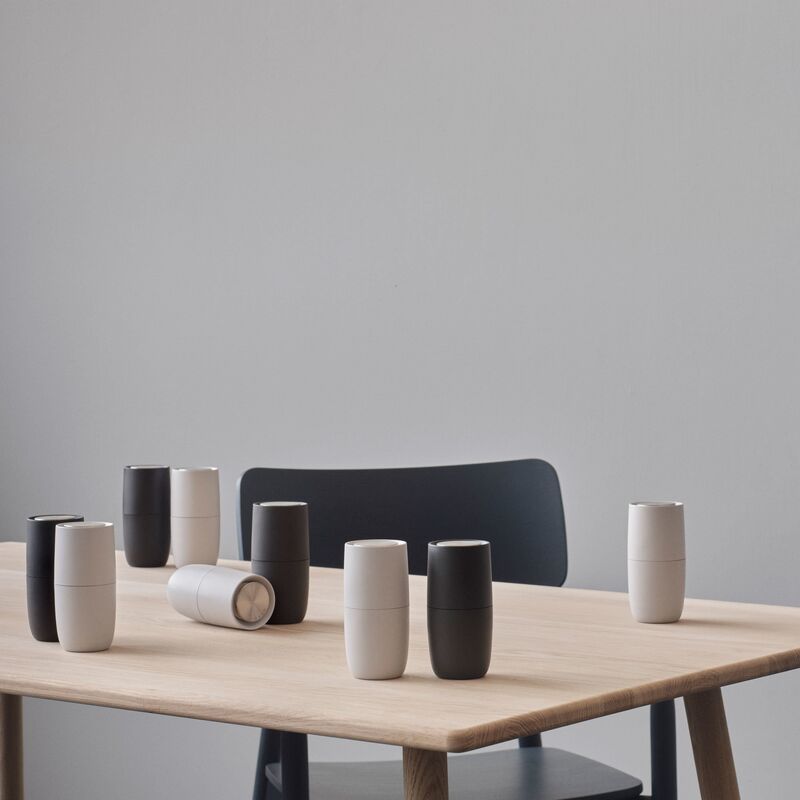 saltkvarn, ljus grå