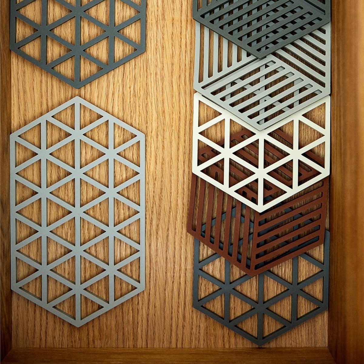 Hexagon grytunderlägg, mud