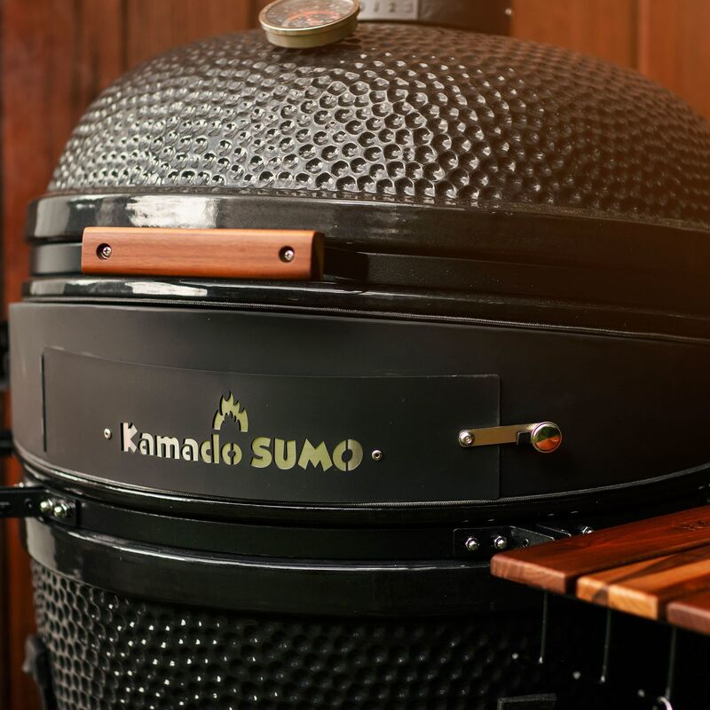 kolgrill, svart + grillmästarens rotisseri och pizzaugn