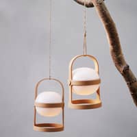 Soft Spot Solar Circular lanterne 25 cm, wheat