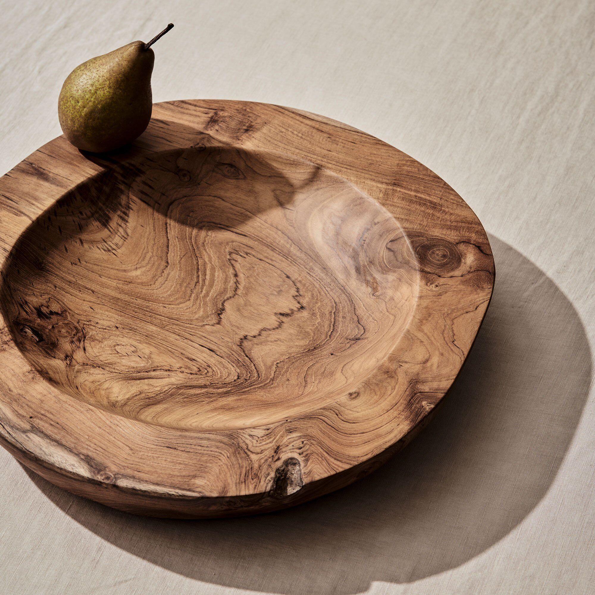 Kulho (large), tiikki