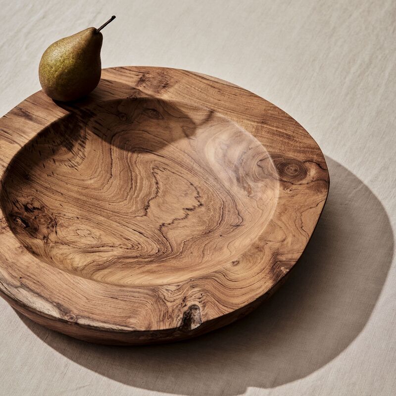 Kulho (large), tiikki