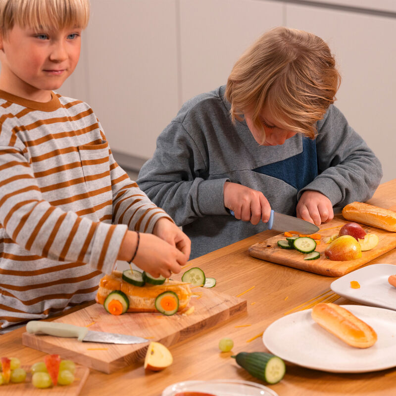 Junior kockkniv 10 cm, blå