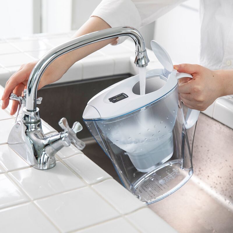 Marella vannfilterkanne, hvit