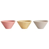 Yuka skål 3-pack, rose