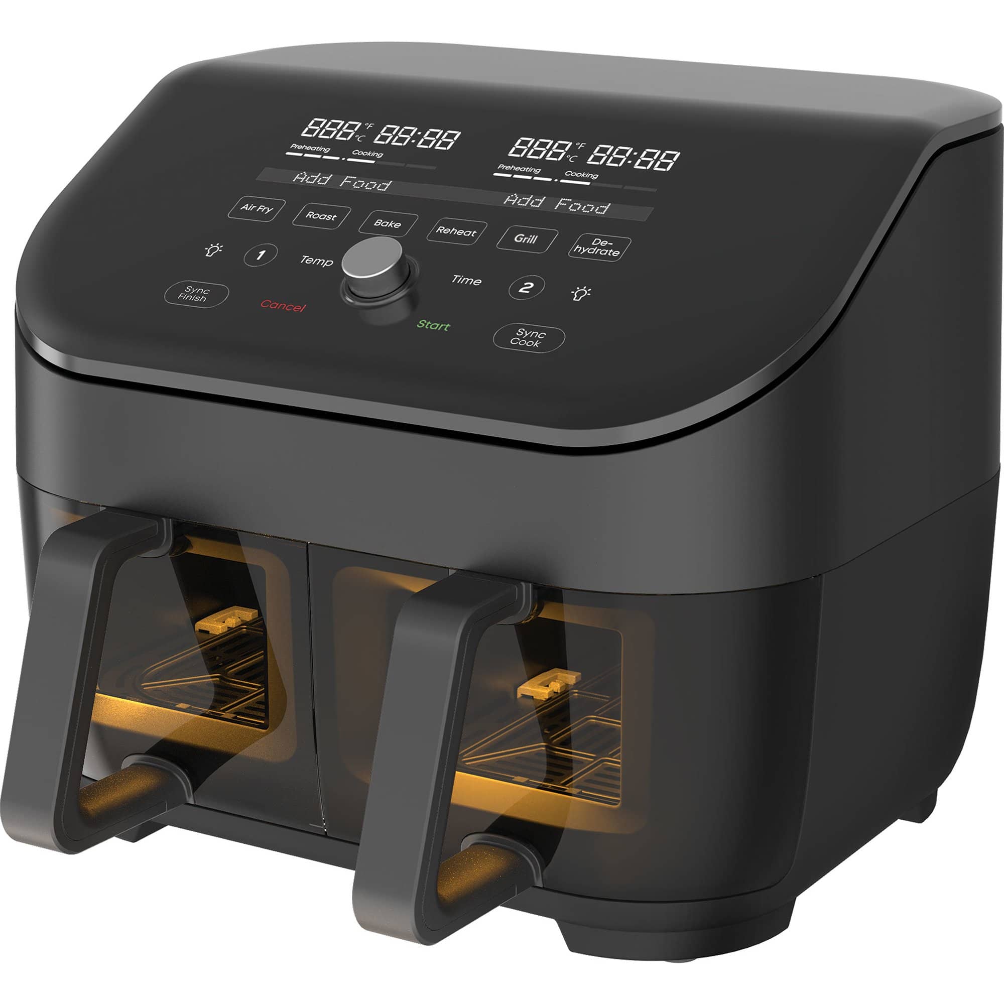 Läs mer om Vortex Plus Dual ClearCook airfryer 7,6 liter