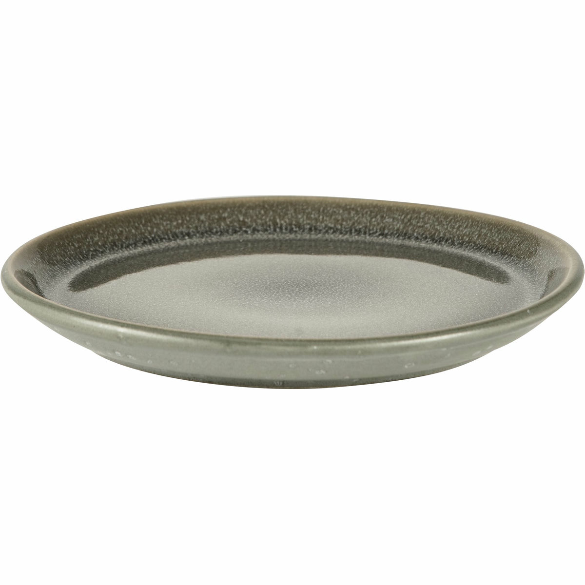 Gastro Tallerken Ø17 cm, blank grå/grå