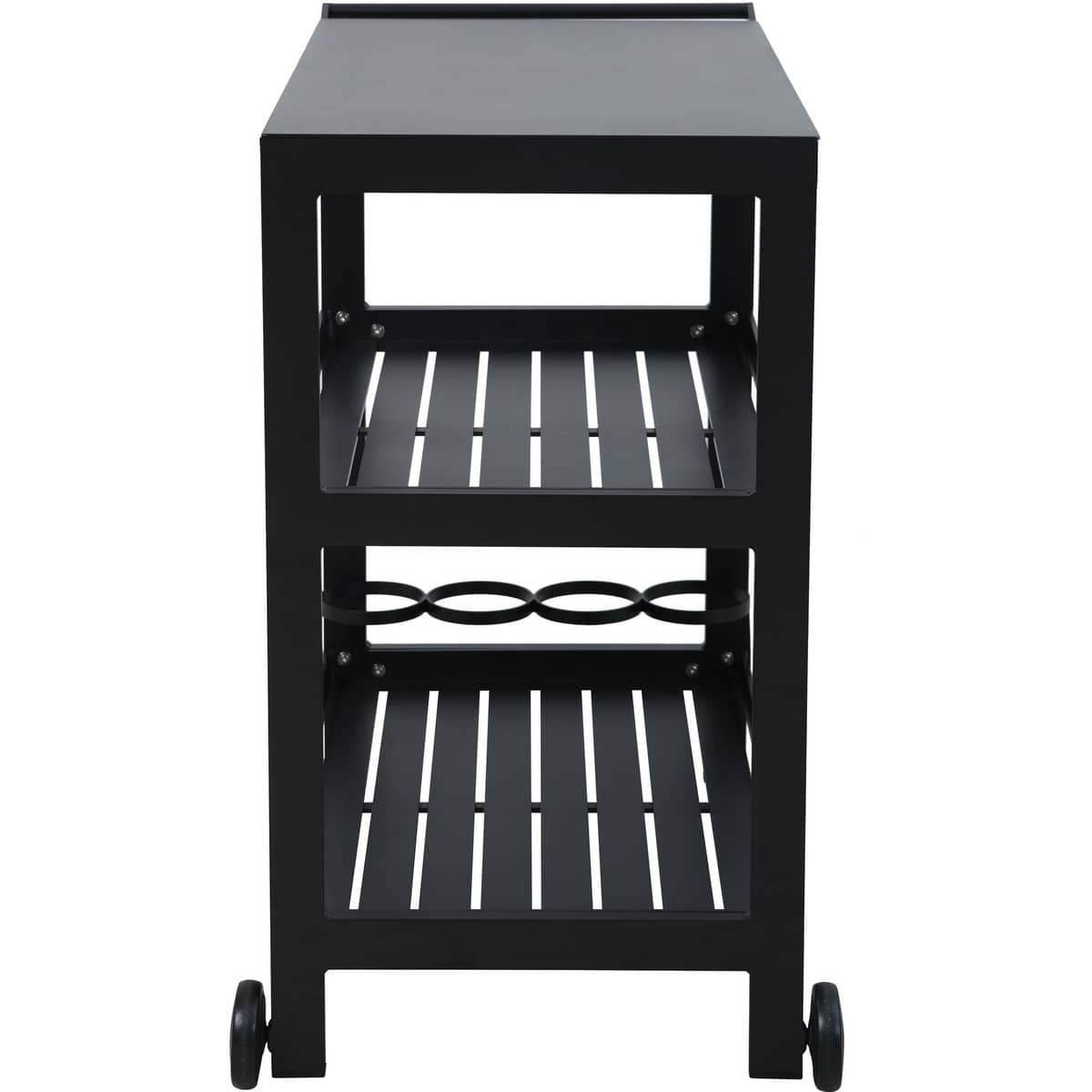 Udekøkken sidebord med hjul 92,5 x 54 cm