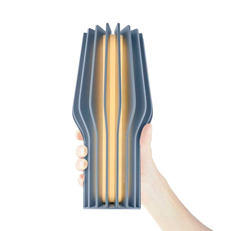 Radiant LED-lampa portabel 25 cm, dusty blue