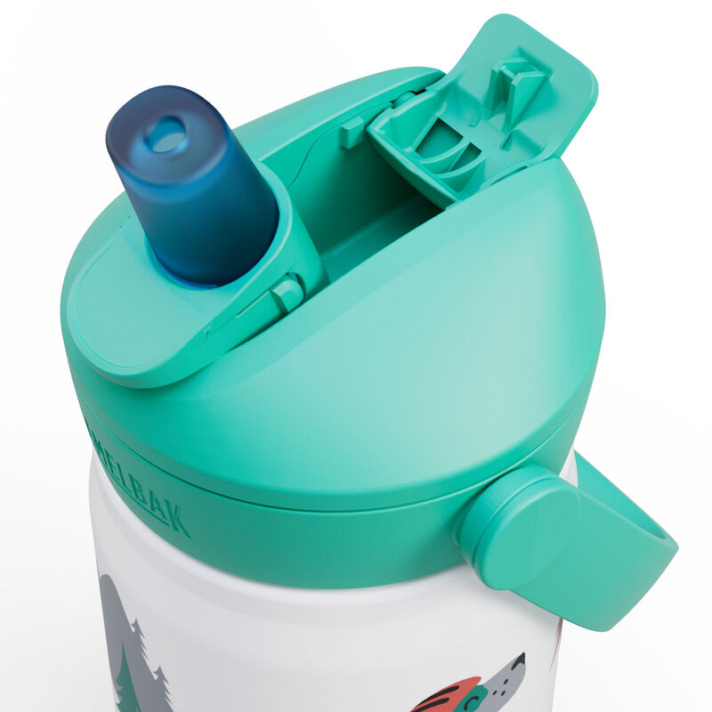 Thrive Flip Straw Kids drikkeflaske 0,35 liter, Biking Dogs