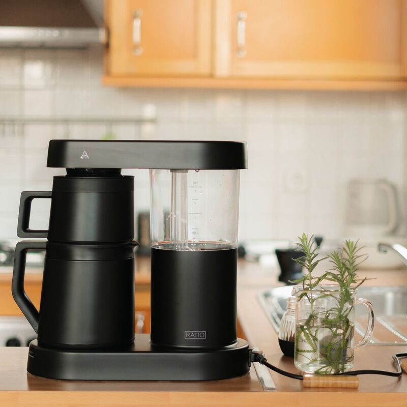 Six kaffebryggare 1,25 liter, mattsvart