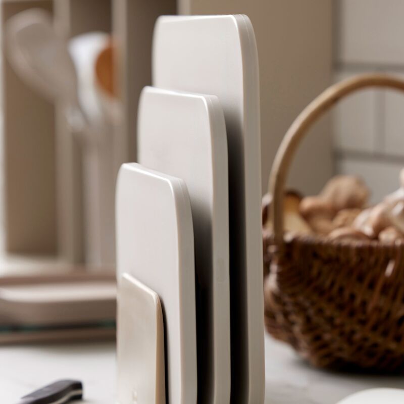 Skærebræt Choptima, sæt med 3 brætter, humus