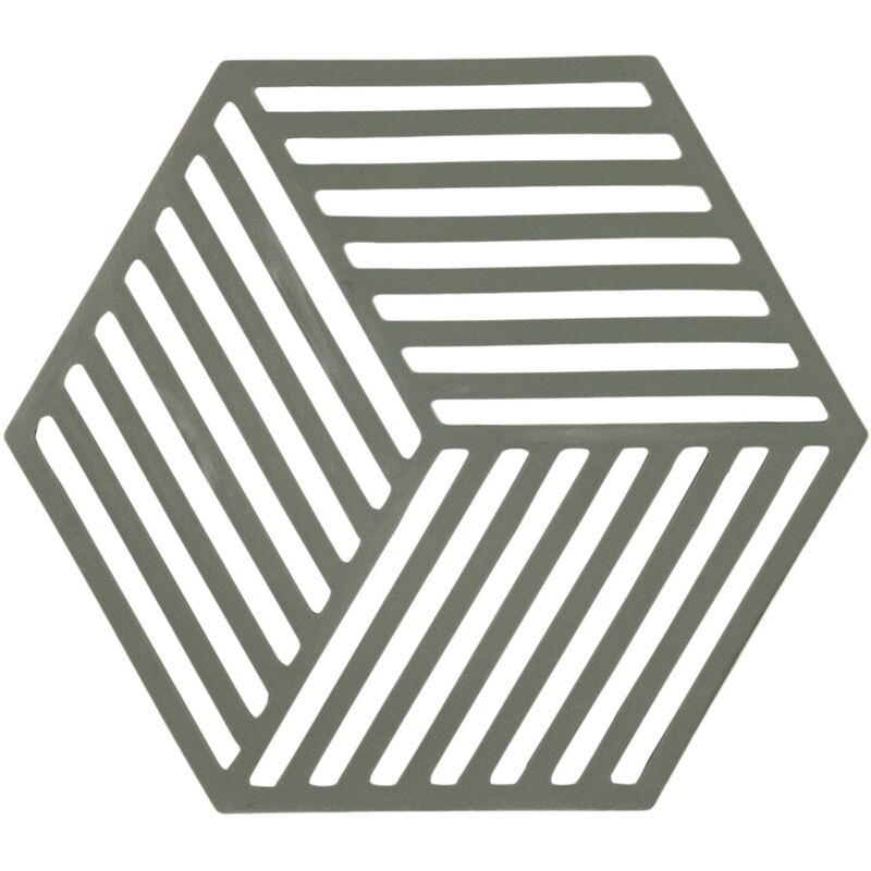 Grytunderlag Hexagon Olive green
