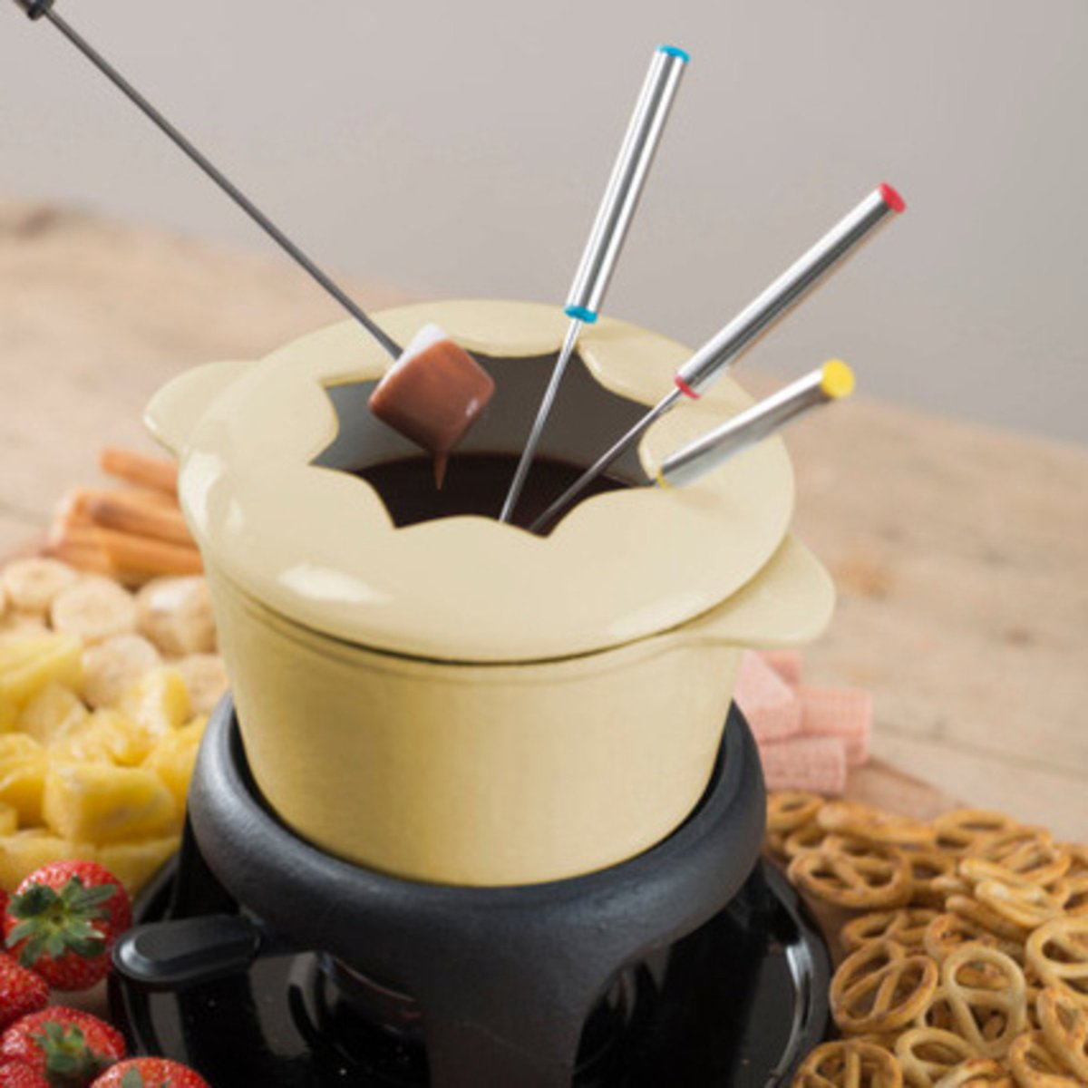 Cast Iron Fondue Set