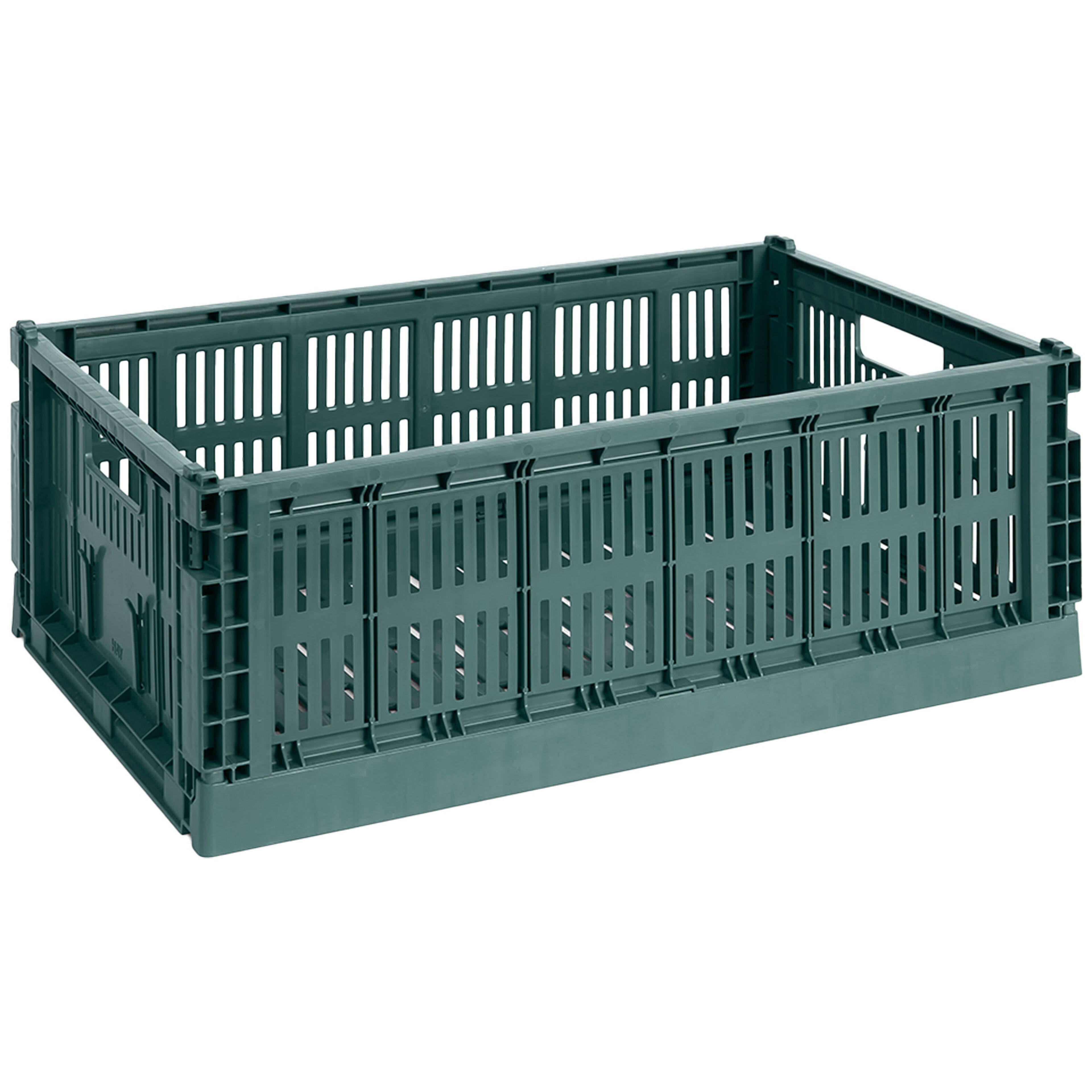 HAY Colour Crate Large Opbevaringskasse, mørkegrøn
