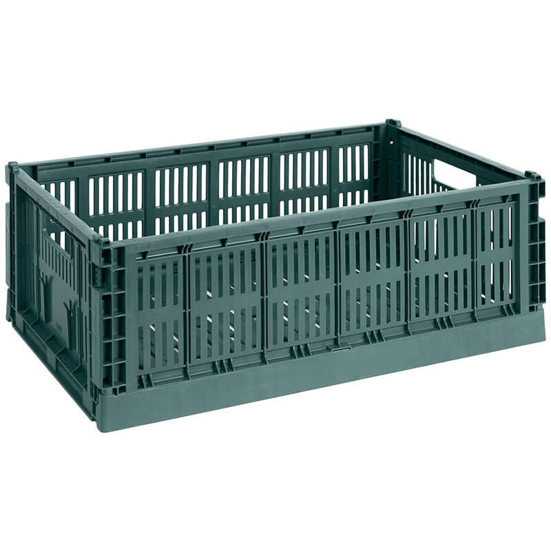 HAY Colour Crate Large Opbevaringskasse, mørkegrøn