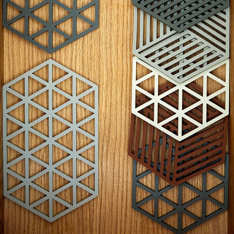 Hexagon Bordskåner, terrakotta