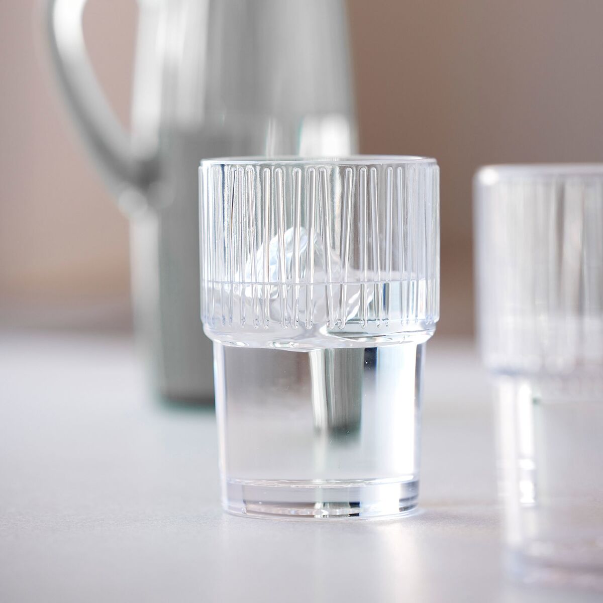 Kusintha Caféglas 38 cl, klar, 4 stk.