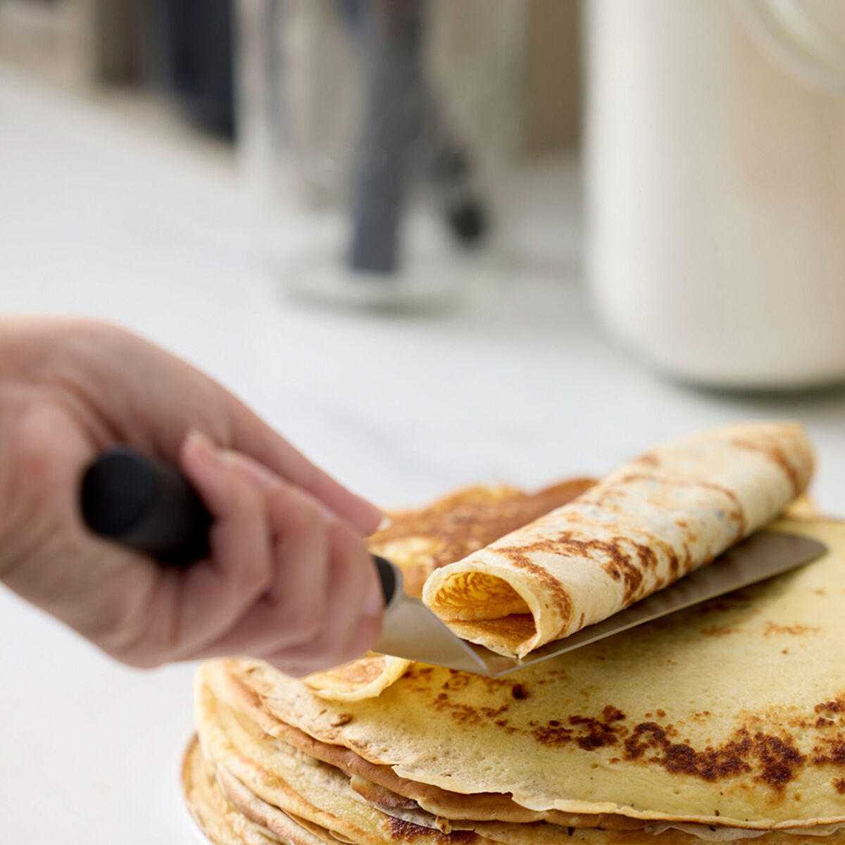 Emma paletkniv stål 33 cm, sort