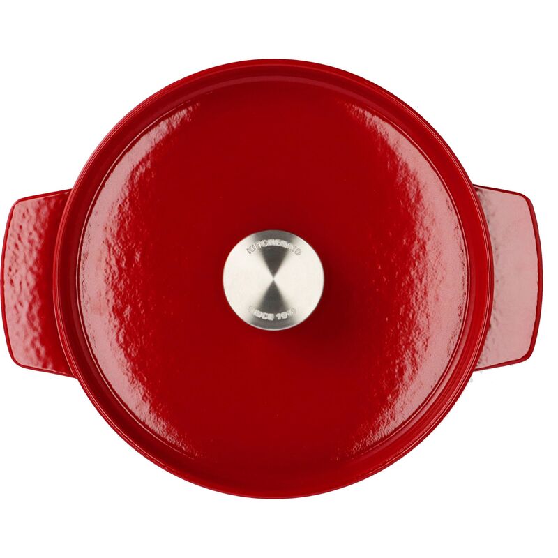 Støbejernsgryde 22 cm/3,3 liter, empire red