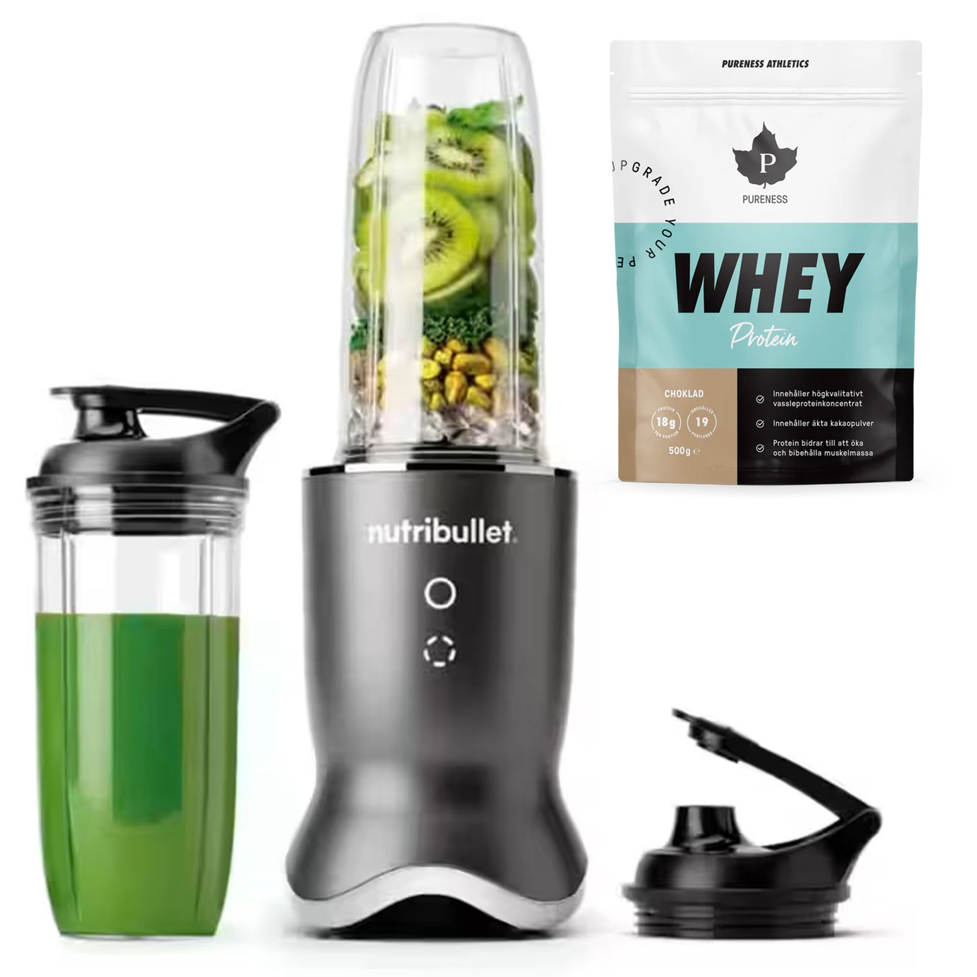 Ultra + NB1206DG personlig blender med proteinpulver
