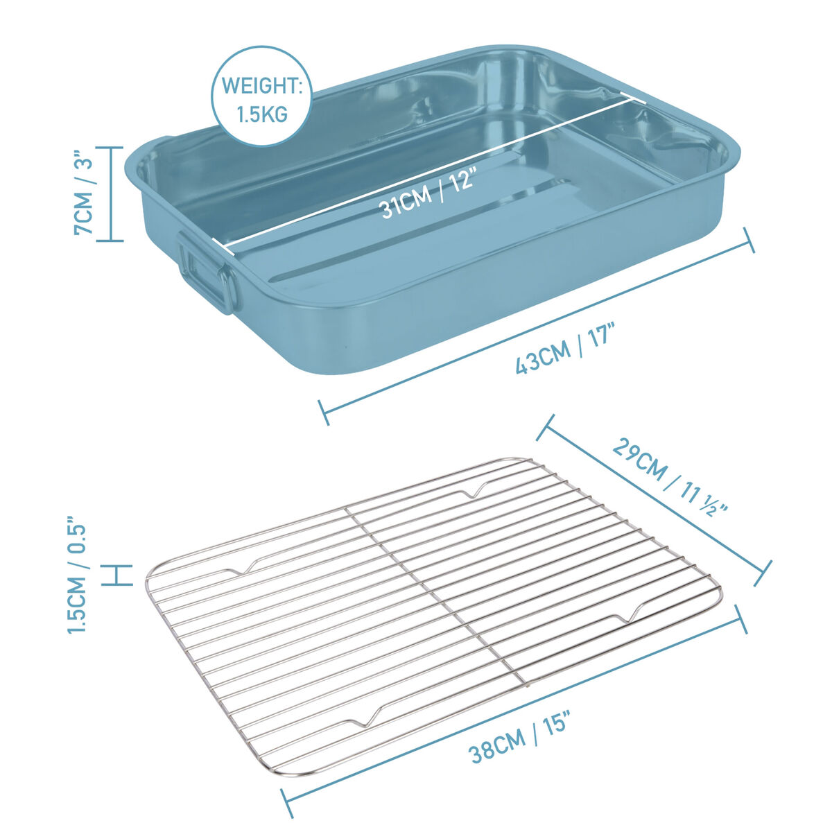 Uunipannu 31 cm, hopea