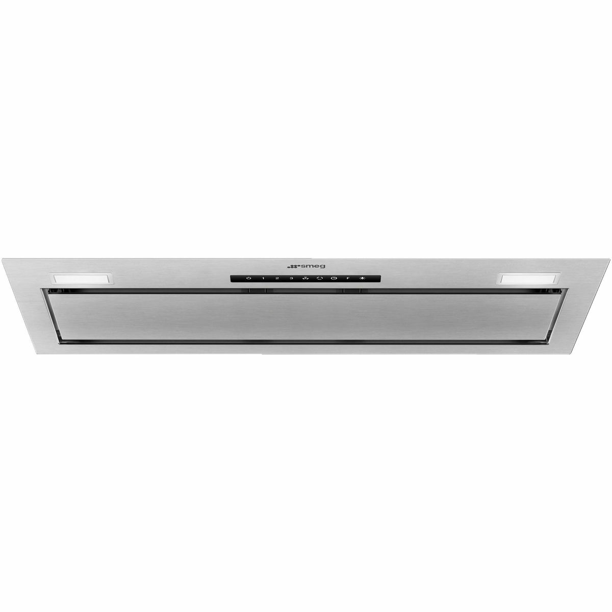 KSG8P4X integrerad fläkt 80 cm, rostfritt stål