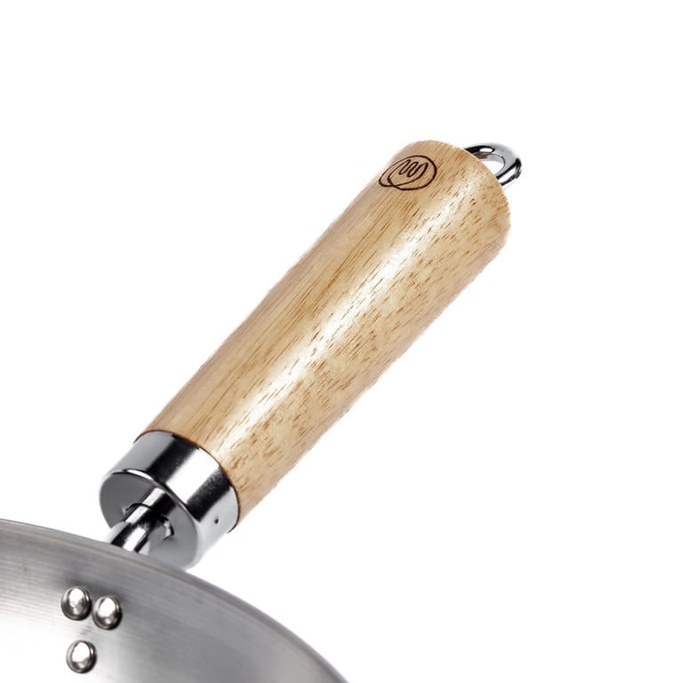 Wok 33 cm, kulstål