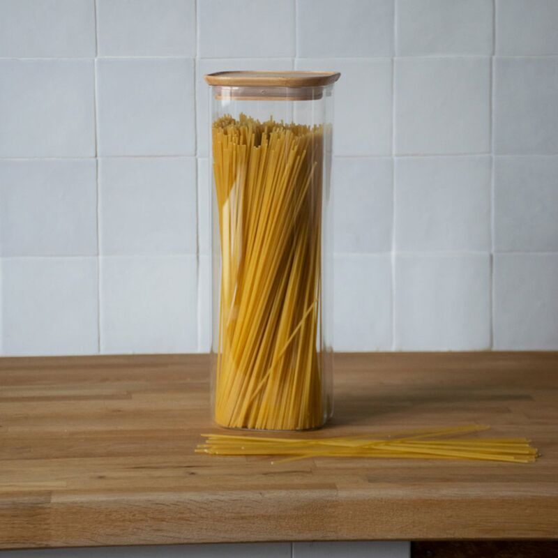 Oppbevaringsglass med bambuslokk 2200 ml