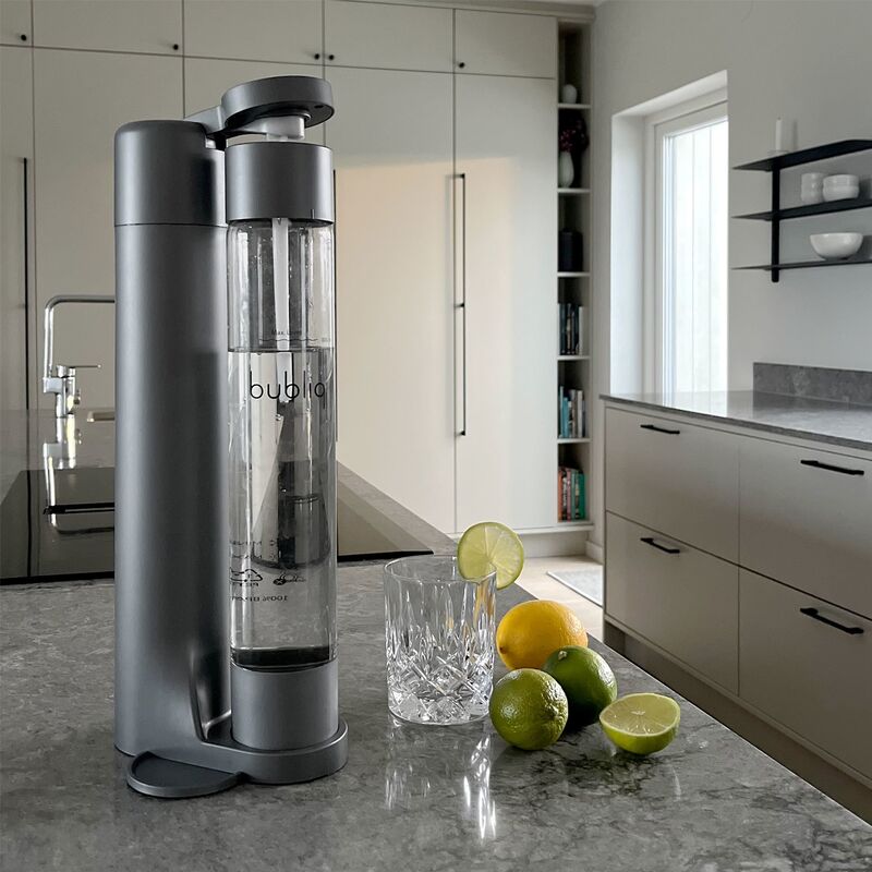 Sodavandsmaskine 800 ml, matgrå