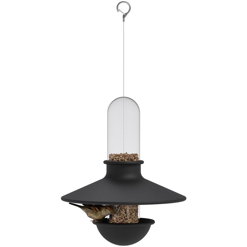 De Luxe fuglefoderautomat, sort