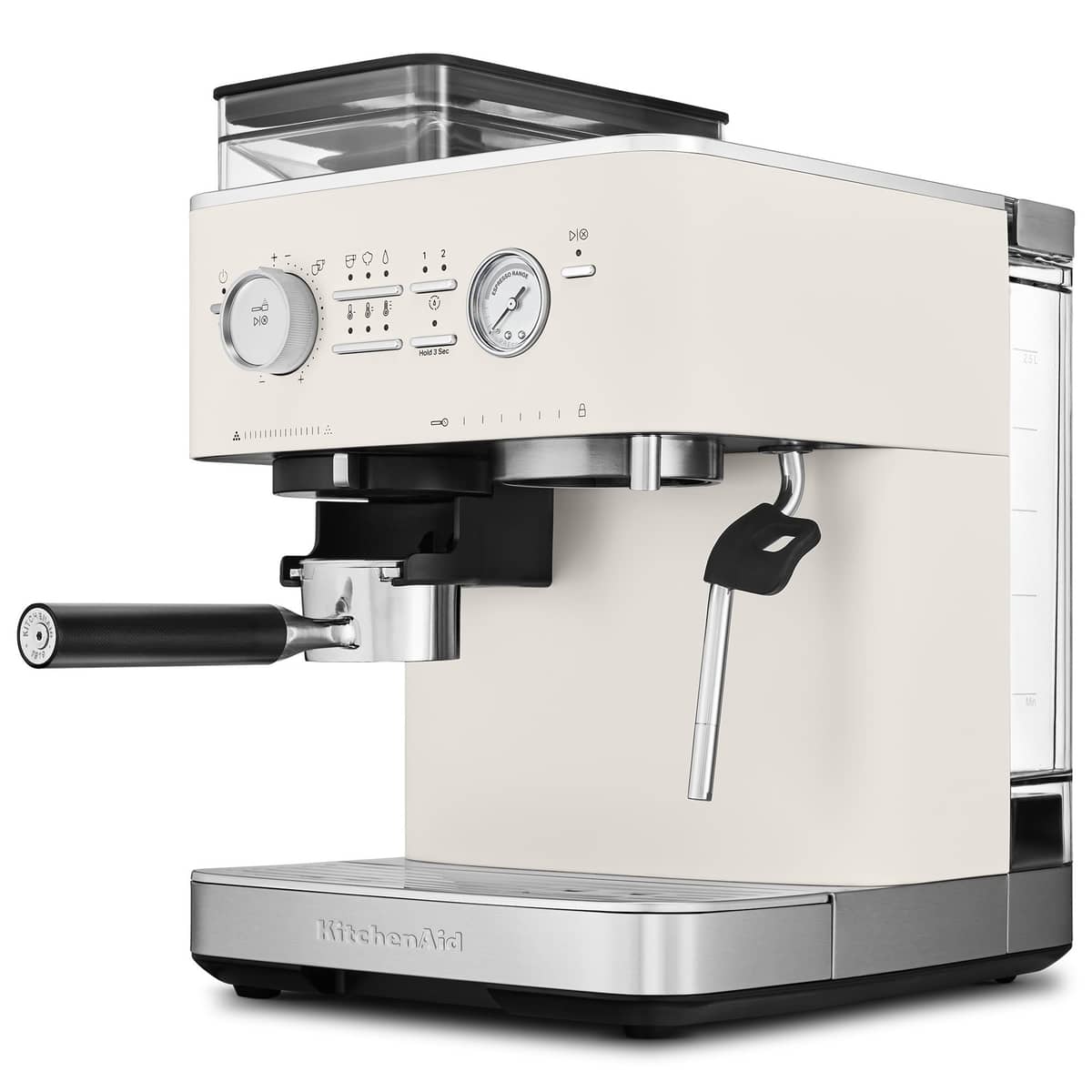Espressokone kahvimyllyllä, porcelain white