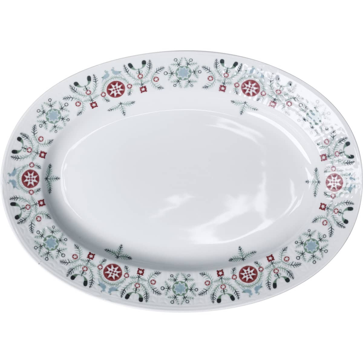 Swedish Grace Vinter Tallerken Oval 32 cm