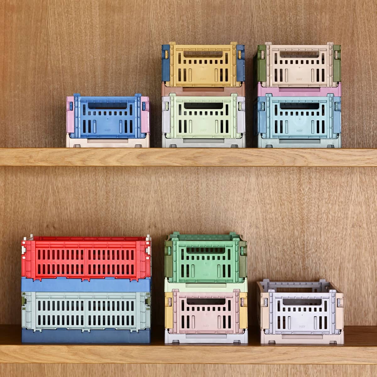 Colour Crate Mix förvaringslåda small, olive